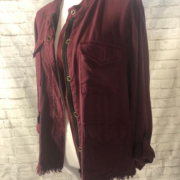 Sanctuary Plum Jacket with buttons, Size M - Picture 6 of 13